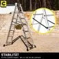 Preview: Craftfull Aluminium Multigerüst 4in1 Mehrzweckleiter XL Preview: Craftfull Aluminium Multigerüst 4in1 Mehrzweckleiter XL