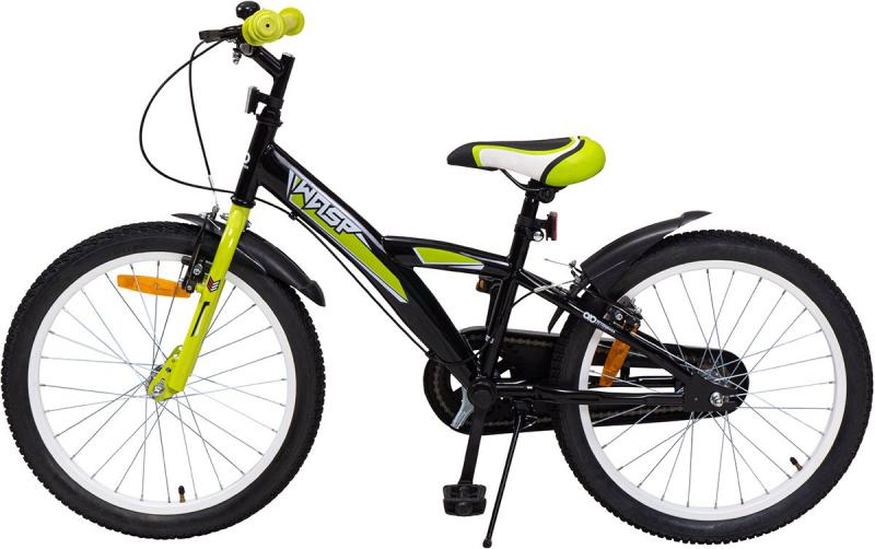 Actionbikes Kinderfahrrad Wasp 20 Zoll, Schwarz/Gelb, Fahrradständer, Schutzbleche, Felgenbremsen Actionbikes Kinderfahrrad Wasp 20 Zoll, Schwarz/Gelb, Fahrradständer, Schutzbleche, Felgenbremsen