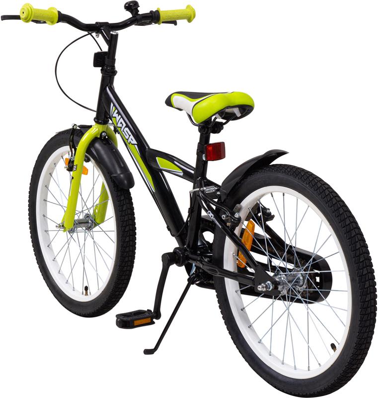 Actionbikes Kinderfahrrad Wasp 20 Zoll, Schwarz/Gelb, Fahrradständer, Schutzbleche, Felgenbremsen Actionbikes Kinderfahrrad Wasp 20 Zoll, Schwarz/Gelb, Fahrradständer, Schutzbleche, Felgenbremsen