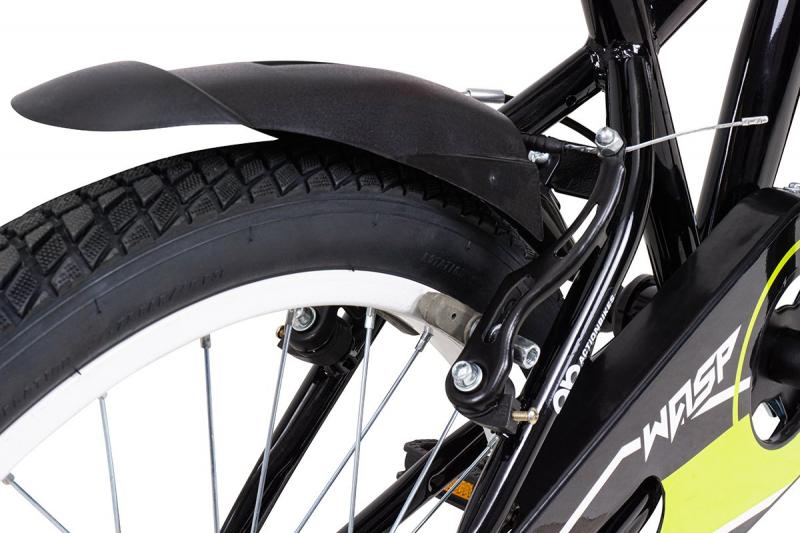 Actionbikes Kinderfahrrad Wasp 20 Zoll, Schwarz/Gelb, Fahrradständer, Schutzbleche, Felgenbremsen Actionbikes Kinderfahrrad Wasp 20 Zoll, Schwarz/Gelb, Fahrradständer, Schutzbleche, Felgenbremsen