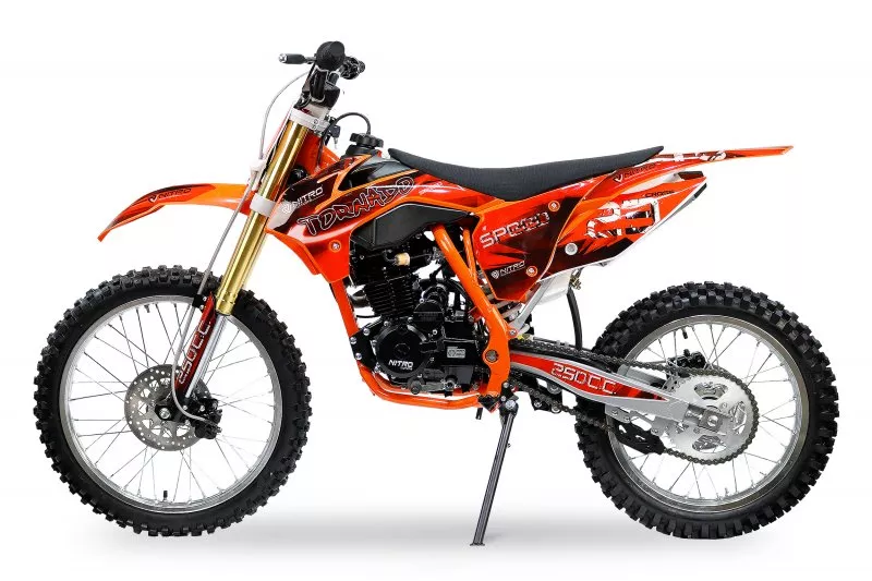 Nitro Motors 250cc Tornado Dirtbike 21/18 Zoll 5-Gang Manuell ohne Strassenzulassung Nitro Motors 250cc Tornado Dirtbike 21/18 Zoll 5-Gang Manuell ohne Strassenzulassung