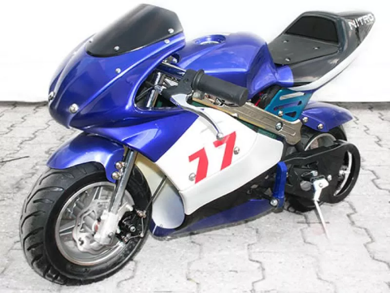 800 Watt ECO Pocketbike mit Elektro Antrieb 800 Watt ECO Pocketbike mit Elektro Antrieb