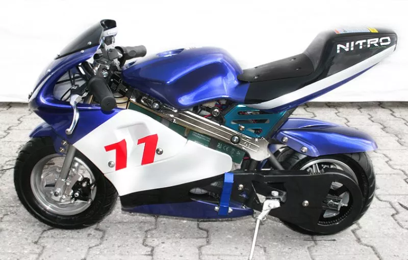 800 Watt ECO Pocketbike mit Elektro Antrieb 800 Watt ECO Pocketbike mit Elektro Antrieb