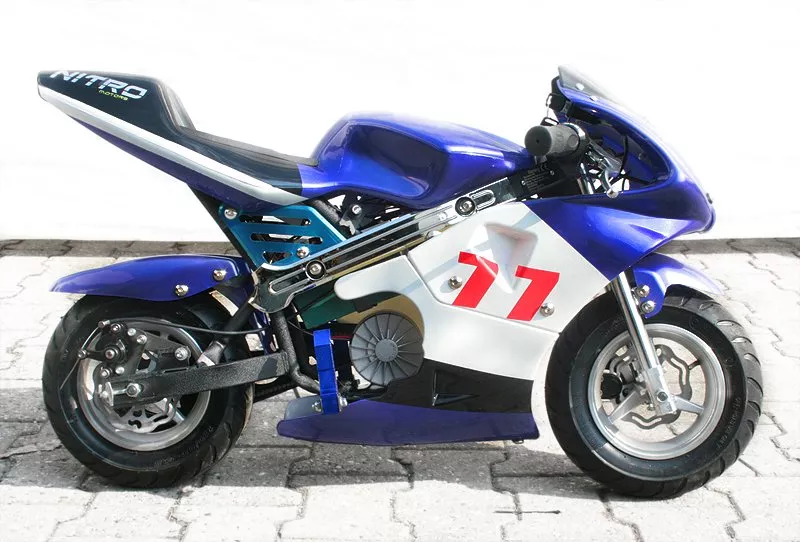 800 Watt ECO Pocketbike mit Elektro Antrieb 800 Watt ECO Pocketbike mit Elektro Antrieb