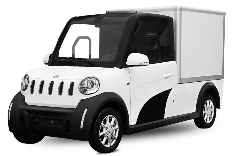 EEC Elektroauto Geco CARGO XC Koffer 7.5kW inkl. 72V 140Ah Lithium Batterie Straßenzulassung Kofferaufbau EEC Elektroauto Geco CARGO XC Koffer 7.5kW inkl. 72V 140Ah Lithium Batterie Straßenzulassung Kofferaufbau