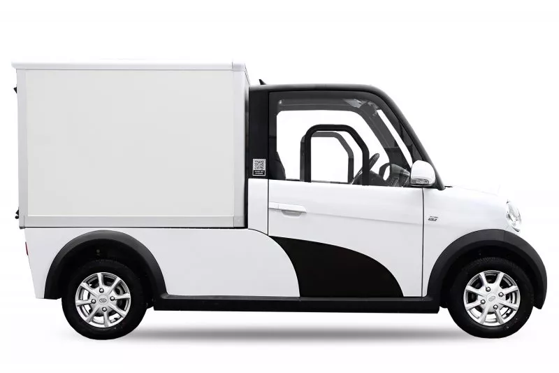 EEC Elektroauto Geco CARGO XC Koffer 7.5kW inkl. 72V 140Ah Lithium Batterie Straßenzulassung Kofferaufbau EEC Elektroauto Geco CARGO XC Koffer 7.5kW inkl. 72V 140Ah Lithium Batterie Straßenzulassung Kofferaufbau