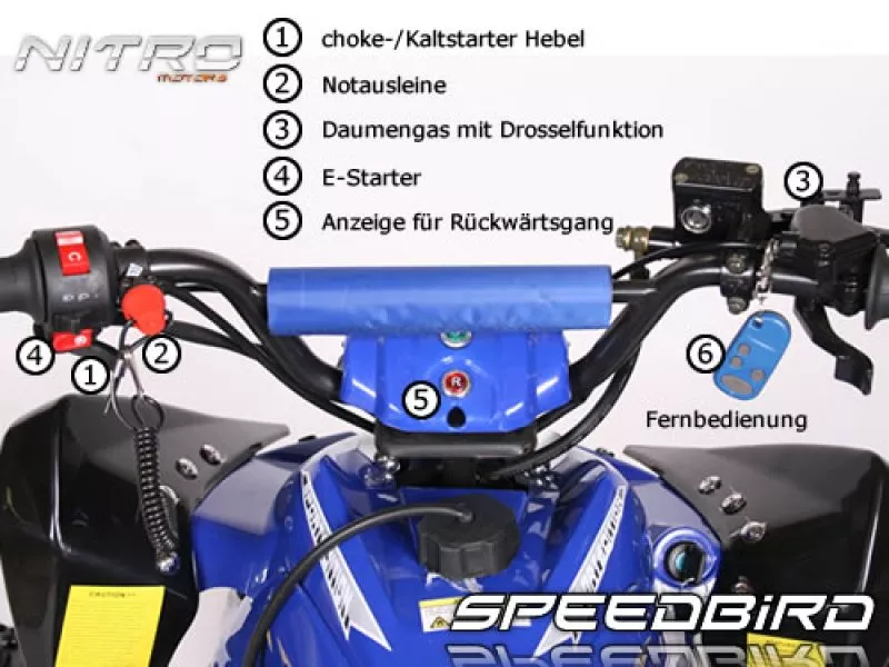 125cc Speedbird GXM 125 midi Quad 125cc Speedbird GXM 125 midi Quad