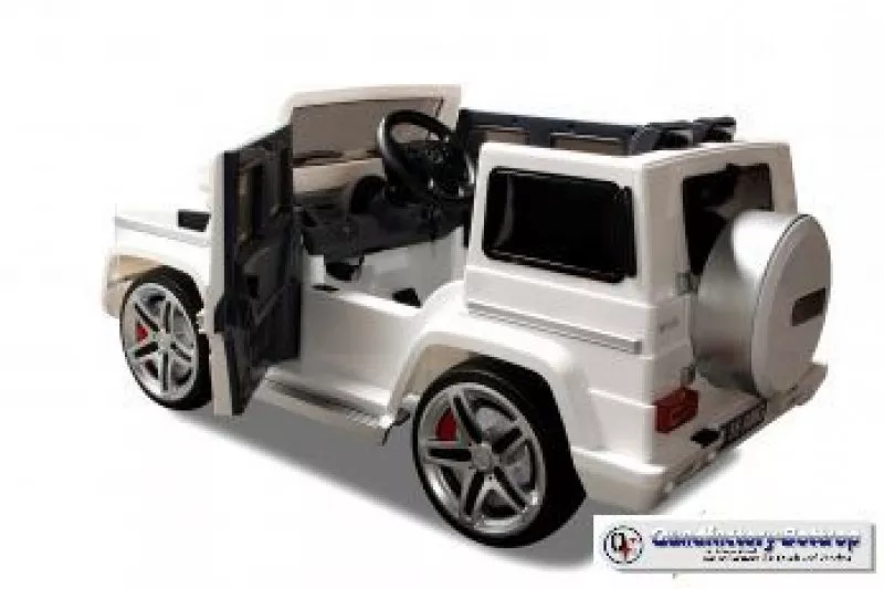 Elektroauto Mercedes Benz AMG G55 Jeep High Door mit 2 x 35 Watt Motor - Leder Sitz Elektroauto Mercedes Benz AMG G55 Jeep High Door mit 2 x 35 Watt Motor - Leder Sitz