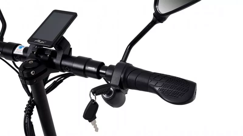 eFlux Lite Six E-Scooter 1000 Watt mit Straßenzulassung, 40 km/h, verstellbarer Sitz, Lithium-Akku eFlux Lite Six E-Scooter 1000 Watt mit Straßenzulassung, 40 km/h, verstellbarer Sitz, Lithium-Akku