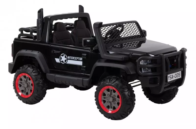 Kinder Elektroauto Jeep Bigfoot, 1.100 Watt, 24V Batterie, Heckklappe, Federung, LED, EVA-Reifen Kinder Elektroauto Jeep Bigfoot, 1.100 Watt, 24V Batterie, Heckklappe, Federung, LED, EVA-Reifen