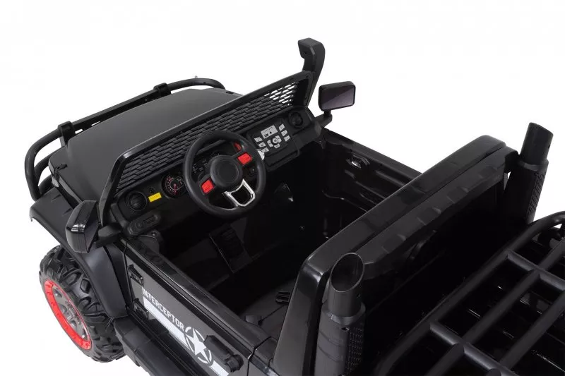 Kinder Elektroauto Jeep Bigfoot, 1.100 Watt, 24V Batterie, Heckklappe, Federung, LED, EVA-Reifen Kinder Elektroauto Jeep Bigfoot, 1.100 Watt, 24V Batterie, Heckklappe, Federung, LED, EVA-Reifen