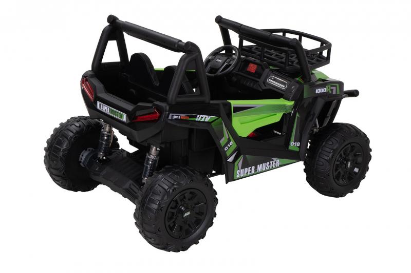 UTV-Kinder-Elektroauto Jeep Explorer 2-Sitzer mit Fernbedienung, Gepäckträger, 4 x Stoßdämpfer UTV-Kinder-Elektroauto Jeep Explorer 2-Sitzer mit Fernbedienung, Gepäckträger, 4 x Stoßdämpfer