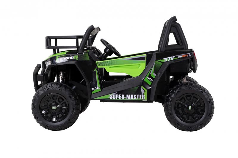 UTV-Kinder-Elektroauto Jeep Explorer 2-Sitzer mit Fernbedienung, Gepäckträger, 4 x Stoßdämpfer UTV-Kinder-Elektroauto Jeep Explorer 2-Sitzer mit Fernbedienung, Gepäckträger, 4 x Stoßdämpfer