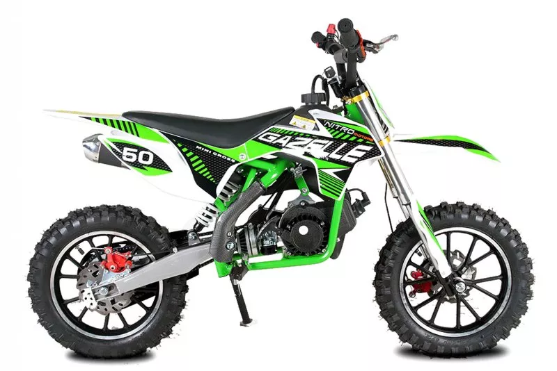 Kinder Mini Crossbike Gazelle 49 cc 2-takt - Tuning Kupplung -15mm Vergaser - Easy Pull Start - Vers. Kinder Mini Crossbike Gazelle 49 cc 2-takt - Tuning Kupplung -15mm Vergaser - Easy Pull Start - Vers.