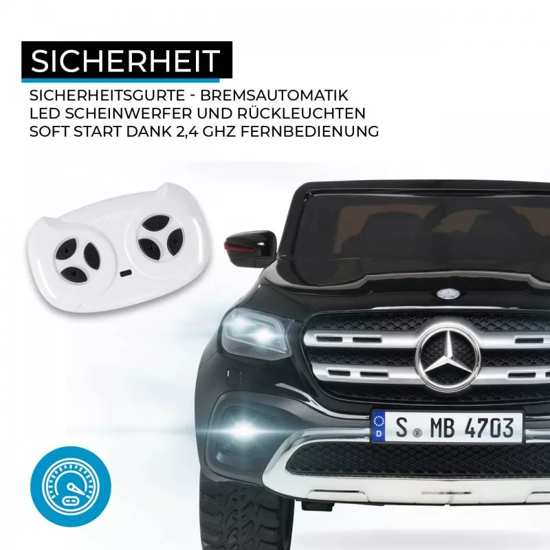 Kinder Elektroauto Mercedes Benz X-Klasse 470 Allrad Lizenziert für 2 Personen Kinder Elektroauto Mercedes Benz X-Klasse 470 Allrad Lizenziert für 2 Personen