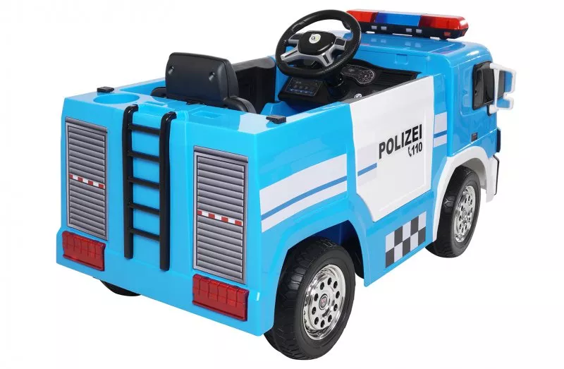 Kinder Elektroauto Polizei SX1818 blau oder Feuerwehr Kinder Elektroauto Polizei SX1818 blau oder Feuerwehr
