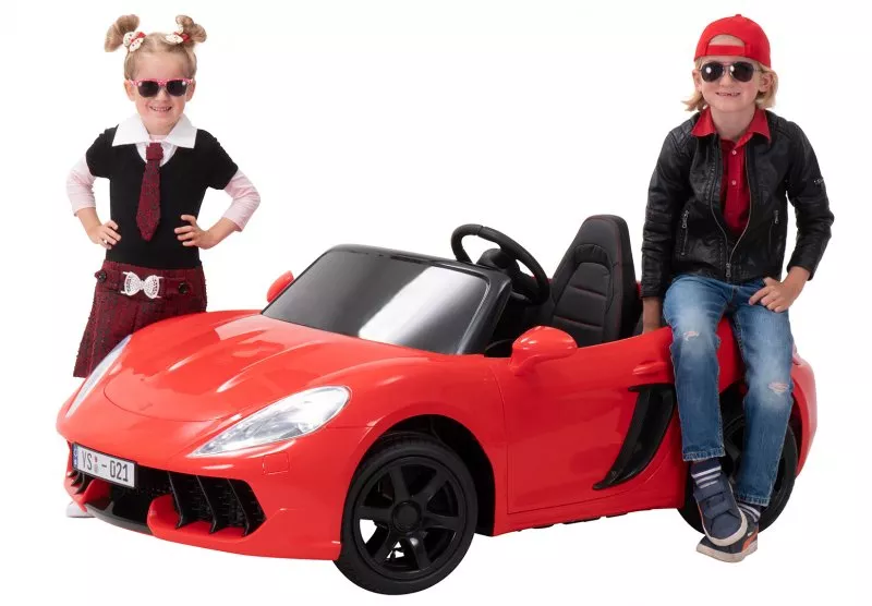 Kinder Elektroauto Premium Supercar XXL, 2 Ledersitze, 15 km/h, 180 Watt Motor, 24V, Scheibenbremsen Kinder Elektroauto Premium Supercar XXL, 2 Ledersitze, 15 km/h, 180 Watt Motor, 24V, Scheibenbremsen