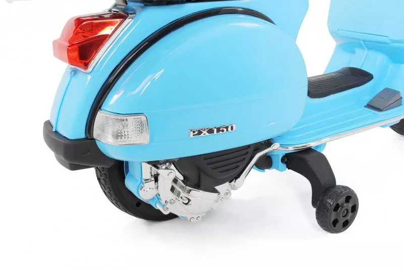 Kinder Elektroroller Vespa PX150 lizenziert 12V 7AH - EVA Reifen - Ledersitz Kinder Elektroroller Vespa PX150 lizenziert 12V 7AH - EVA Reifen - Ledersitz