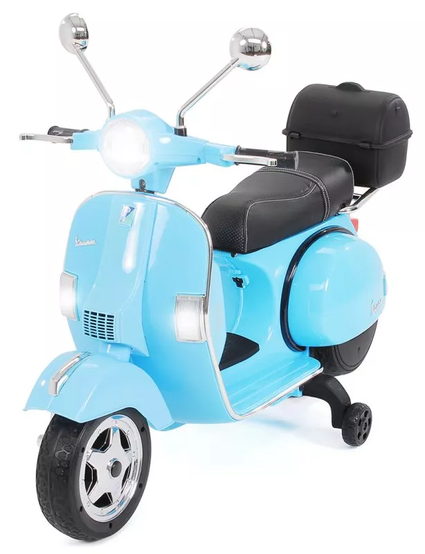 Kinder Elektroroller Vespa PX150 lizenziert 12V 7AH - EVA Reifen - Ledersitz Kinder Elektroroller Vespa PX150 lizenziert 12V 7AH - EVA Reifen - Ledersitz