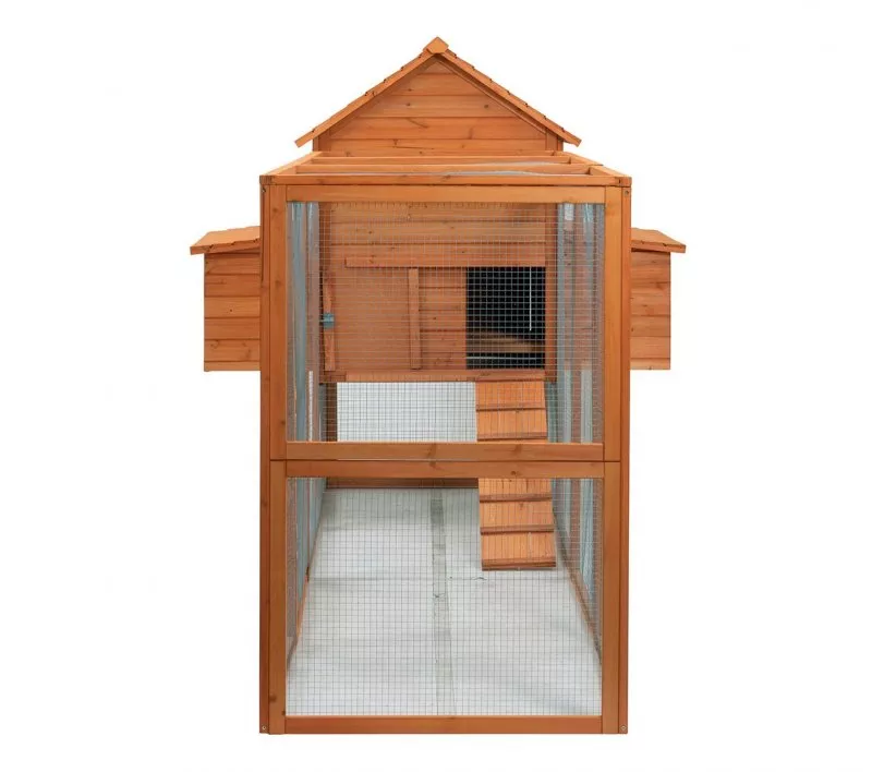 Miweba Hühnerstall My Animal MH-22 mit zwei Nistkästen, Auslauf, Hühnerhaus aus Holz, zwei Ebenen Miweba Hühnerstall My Animal MH-22 mit zwei Nistkästen, Auslauf, Hühnerhaus aus Holz, zwei Ebenen