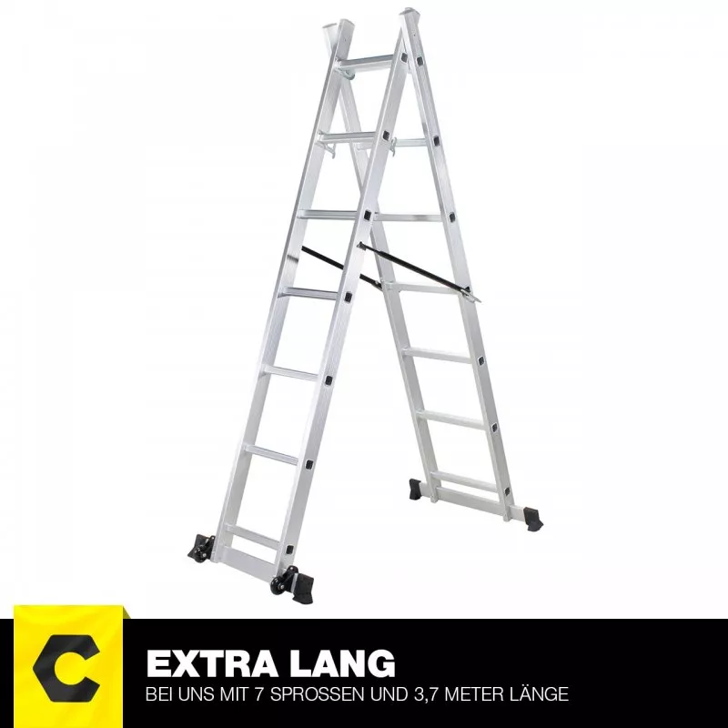 Craftfull Aluminium Multigerüst 4in1 Mehrzweckleiter XL Craftfull Aluminium Multigerüst 4in1 Mehrzweckleiter XL