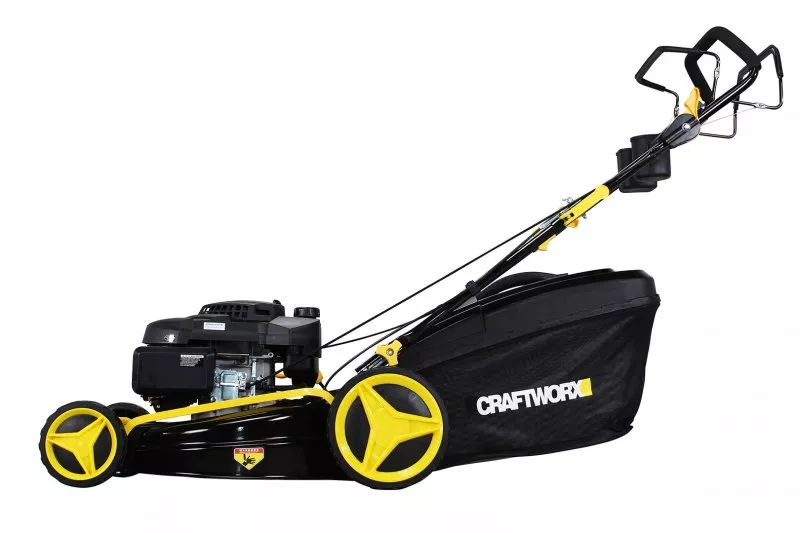 Craftfull Benzin Rasenmäher Premium 5in1 196cc Motor mit 62L Grasfangkorb und 53cm Schnittbreite Craftfull Benzin Rasenmäher Premium 5in1 196cc Motor mit 62L Grasfangkorb und 53cm Schnittbreite