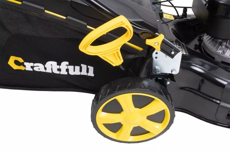Craftfull Premium Benzin Dreirad Rasenmäher CR-196-10D, 5in1, 196cc Motor, 53cm Schnittbreite, Euro5 Craftfull Premium Benzin Dreirad Rasenmäher CR-196-10D, 5in1, 196cc Motor, 53cm Schnittbreite, Euro5