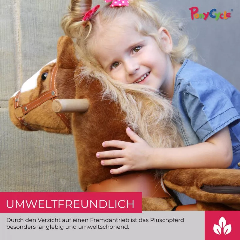 Ponycycle "Amadeus" Pferd hell Braun small und medium Ponycycle "Amadeus" Pferd hell Braun small und medium
