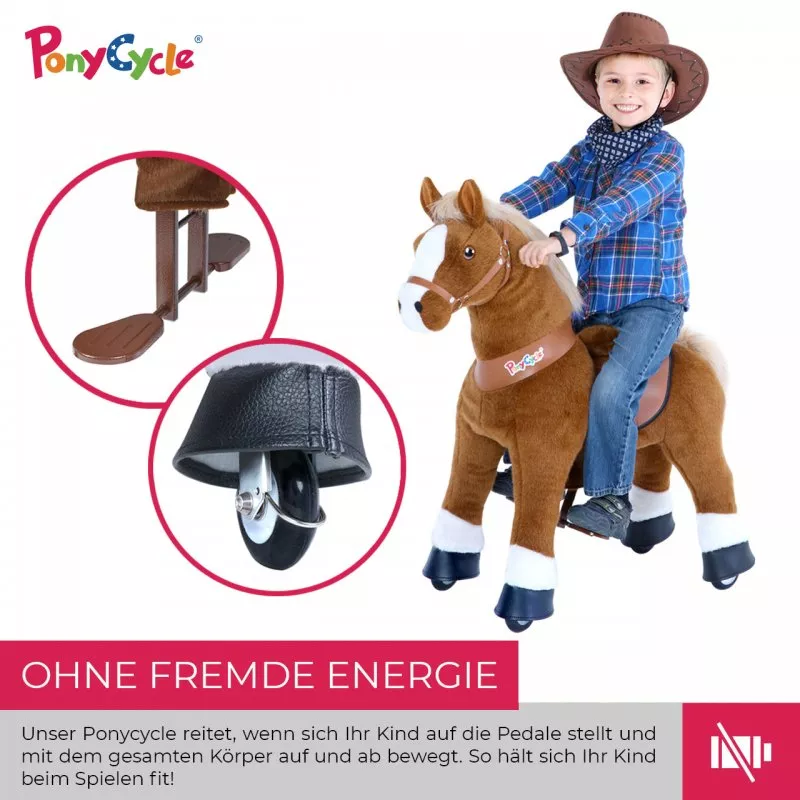Ponycycle "Amadeus" Pferd hell Braun small und medium Ponycycle "Amadeus" Pferd hell Braun small und medium