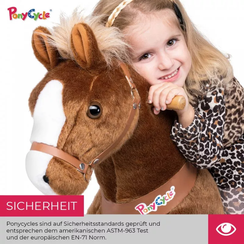 Ponycycle "Amadeus" Pferd hell Braun small und medium Ponycycle "Amadeus" Pferd hell Braun small und medium