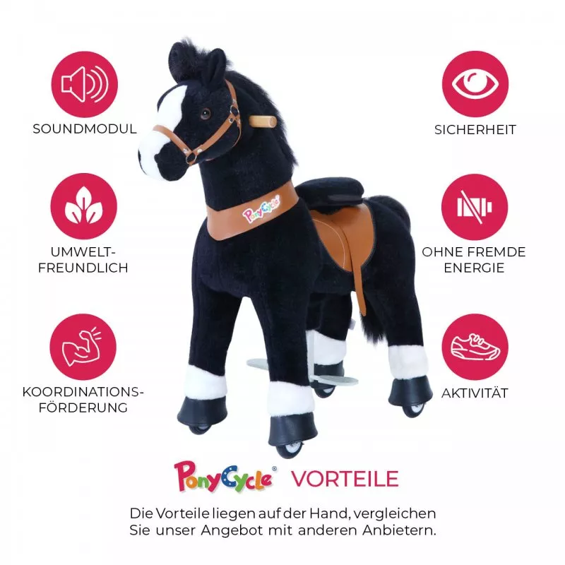 Ponycycle Black Beauty von MyPony mit Sound Ponycycle Black Beauty von MyPony mit Sound