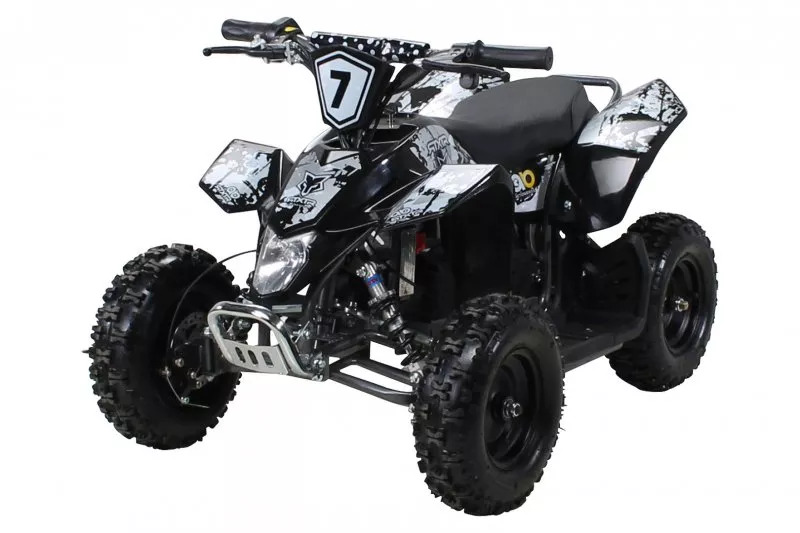Kinder Elektro Miniquad Fox XTR 1000 Watt Schwarzer Body Kinder Elektro Miniquad Fox XTR 1000 Watt Schwarzer Body