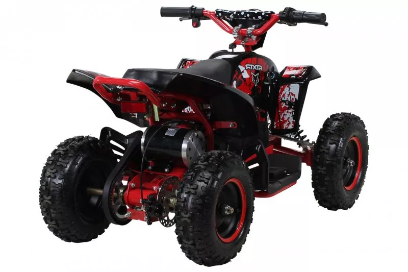 Kinder Elektro Miniquad Fox XTR 1000 Watt Schwarzer Body Kinder Elektro Miniquad Fox XTR 1000 Watt Schwarzer Body