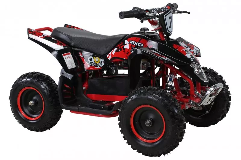 Kinder Elektro Miniquad Fox XTR 1000 Watt Schwarzer Body Kinder Elektro Miniquad Fox XTR 1000 Watt Schwarzer Body