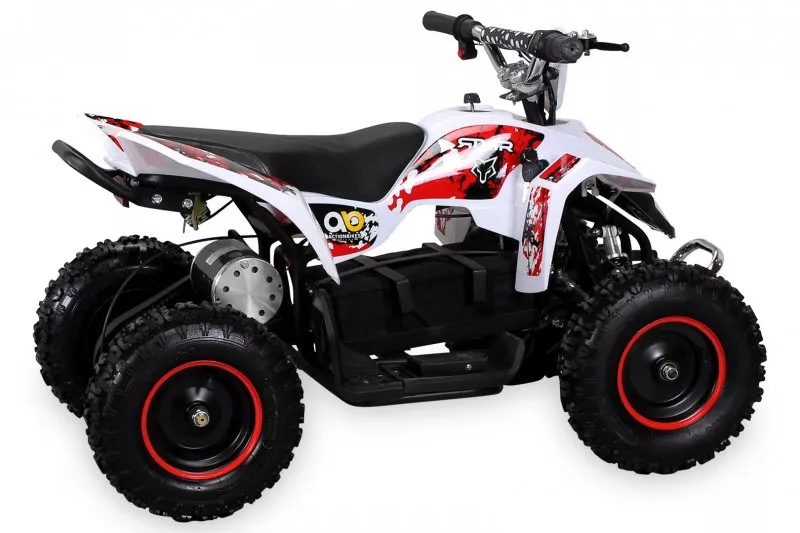 Kinder Elektro Miniquad Fox XTR 1000 Watt Weißer Body Kinder Elektro Miniquad Fox XTR 1000 Watt Weißer Body