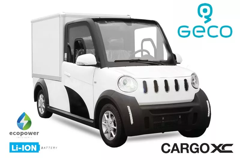 EEC Elektroauto Geco CARGO XC Koffer 7.5kW inkl. 72V 140Ah Lithium Batterie Straßenzulassung Kofferaufbau EEC Elektroauto Geco CARGO XC Koffer 7.5kW inkl. 72V 140Ah Lithium Batterie Straßenzulassung Kofferaufbau