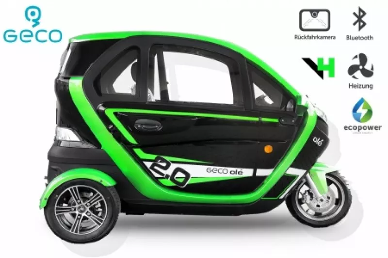 EEC Elektroauto Geco Ole 3000 V6 3kW inkl. Graphen Batterien EEC Straßenzulassung EEC Elektroauto Geco Ole 3000 V6 3kW inkl. Graphen Batterien EEC Straßenzulassung