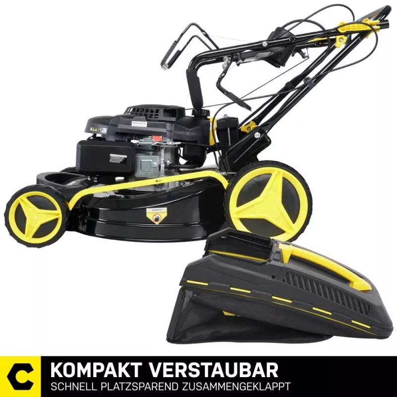 Craftfull Benzin Premium Rasenmäher CR-196-10E 5in1 E-Start 196cc Motor 4,4 Kw GT Markengetriebe 53c Craftfull Benzin Premium Rasenmäher CR-196-10E 5in1 E-Start 196cc Motor 4,4 Kw GT Markengetriebe 53c